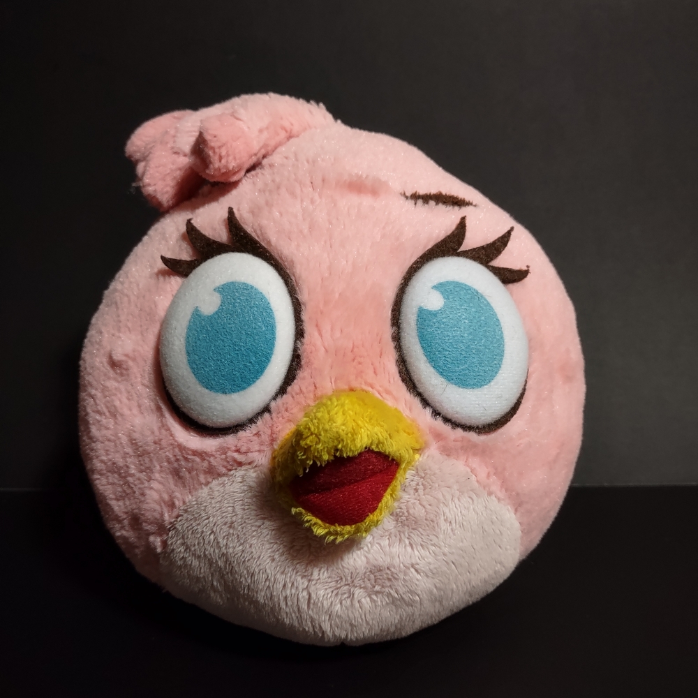 Stella Pink Angry Birds Plush Animal 7" Rovio Character